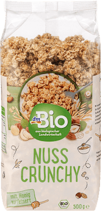 Muesli Crunchy, noten verfijnd met honing, 500 g