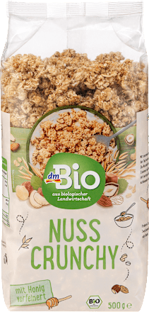 Muesli Crunchy, noten verfijnd met honing, 500 g