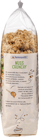Muesli Crunchy, noten verfijnd met honing, 500 g
