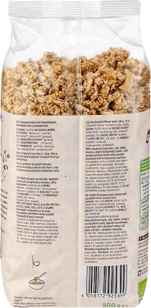 Muesli Crunchy, noten verfijnd met honing, 500 g