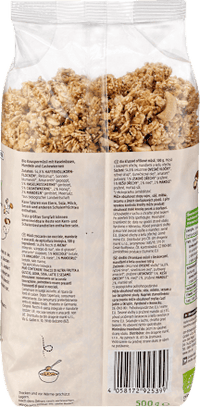 Muesli Crunchy, noten verfijnd met honing, 500 g