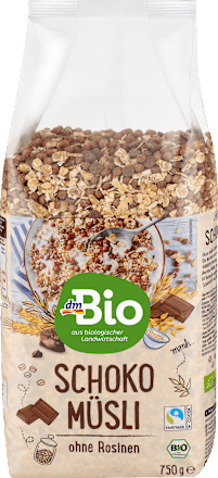 Müsli, Schoko ohne Rosinen, 750 g