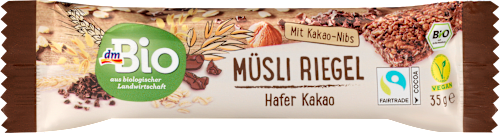 Müsliriegel, Hafer Kakao, 35 g