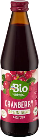 Muttersaft, Cranberry naturtrüb, 330 ml