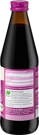 Muttersaft, Schwarze Johannisbeere naturtrüb, 330 ml