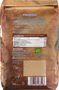 Nudeln, Farfalle aus Vollkorn No.85, 500 g