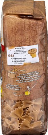 Nudeln, Farfalle aus Vollkorn No.85, 500 g