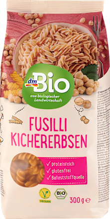 Nudeln, Fusilli aus Kichererbsen, 300 g