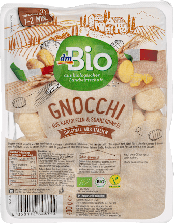 Nudeln, Gnocchi aus Kartoffeln & Sommerdinkel, 400 g