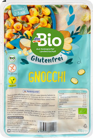 Nudeln, Gnocchi, glutenfrei, 400 g