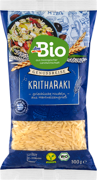 dmBio Nudeln, Kritharaki aus Hartweizengrieß, 500 g