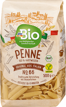 Nudeln, Penne aus Hartweizen, No.66, 500 g