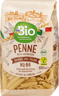 Nudeln, Penne aus Hartweizen, No.66, 500 g