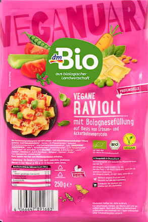 Nudeln, Ravioli mit Bolognesefüllung, 250 g