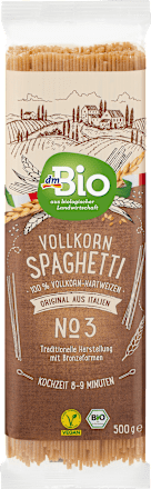 Nudeln, Spaghetti aus Vollkorn, No.3, 500 g