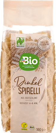 Nudeln, Spirelli aus Dinkel, 500 g