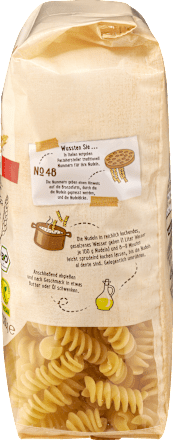 Nudeln, Spirelli aus Hartweizen, No.48, 500 g