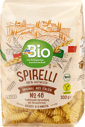 Nudeln, Spirelli aus Hartweizen, No.48, 500 g