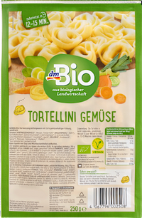 Nudeln, Tortellini Gemüse, 250 g