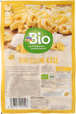 Nudeln, Tortellini mit Käse gefüllt, 250 g