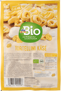 Nudeln, Tortellini mit Käse gefüllt, 250 g