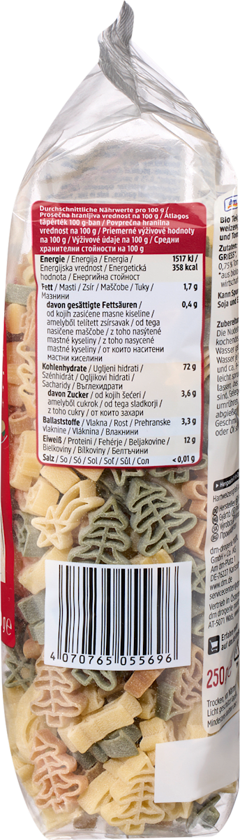 dmBio Nudeln, Winter, 250 g