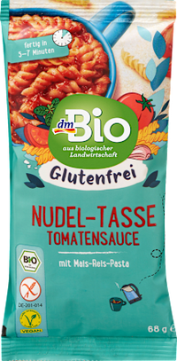 Nudeltasse Tomatensauce, glutenfrei, 68 g