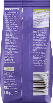 Nuss- & Trockenfrüchtemischung, Nuss Frucht Mix, 150 g
