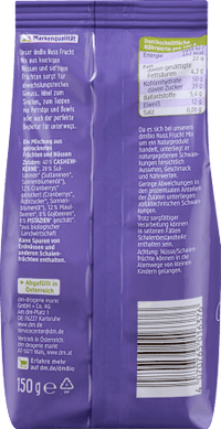 Nuss- & Trockenfrüchtemischung, Nuss Frucht Mix, 150 g