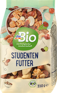Nuss- & Trockenfrüchtemischung, Studentenfutter, 350 g