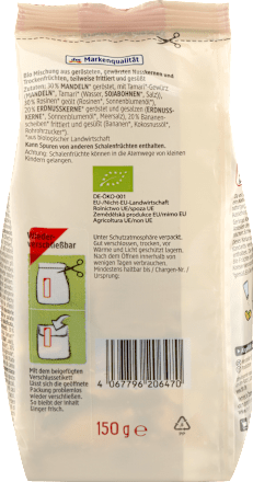 Nuss- & Trockenfrüchtemischung, Trail Mix, 150 g