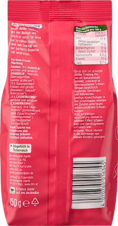 Nuss- & Trockenfrüchtemischung, Trekking Mix, 100 g