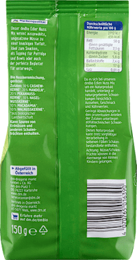 Nussmischung, Edler Nuss Mix, geröstet & ungesalzen, 150 g