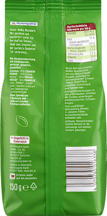Nussmischung, Nusskernmix mit Salz & Pfeffer, 150 g