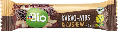 Nussriegel, Kakao Nibs & Cashew, 40 g
