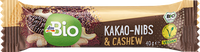 Nussriegel, Kakao Nibs & Cashew, 40 g