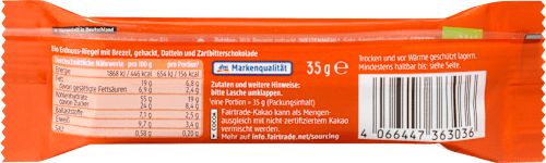 Nussriegel, Peanut & Pretzel, 35 g
