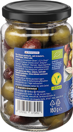 Oliven-Mix mit Kräutern, 180 g