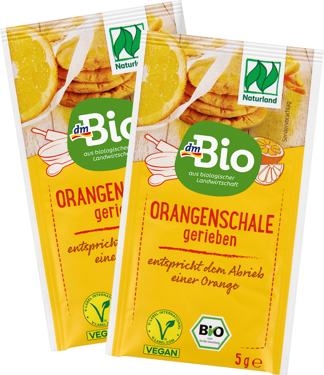 dmBio Orangenschale gerieben 2 x 5 g, 10 g