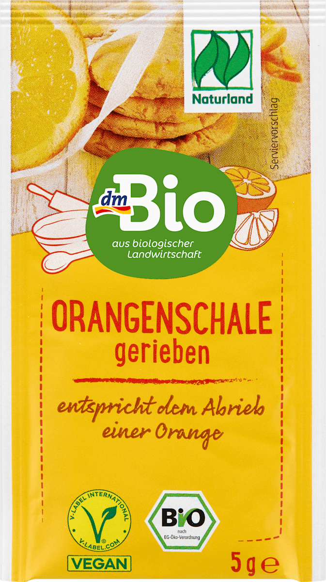 dmBio Orangenschale gerieben 2 x 5 g, 10 g
