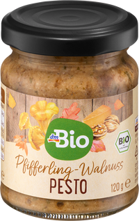 dmBio Pesto, Pfifferling Walnuss mit Käse, 120 g
