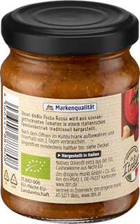 Pesto Rosso mit sonnengetrockneten Tomaten, vegan, 120 g