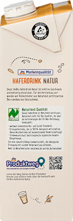 Pflanzendrink, Haferdrink natur, 1 l