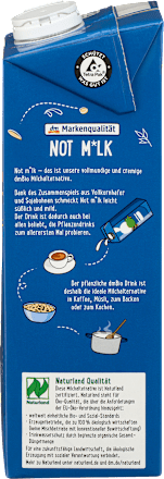Pflanzendrink Not M*lk and so yummy, 1 l