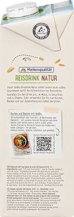 Pflanzendrink, Reis natur, 1 l
