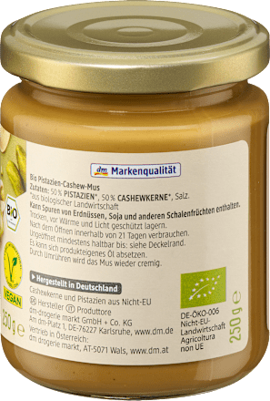 Pistazien Cashewmus, 250 g
