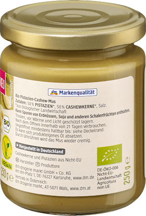 Pistazien Cashewmus, 250 g