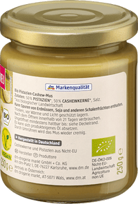 Pistazien Cashewmus, 250 g