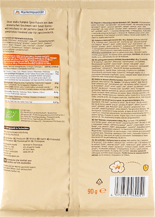 Popcorn Pumpkin Spice, 90 g