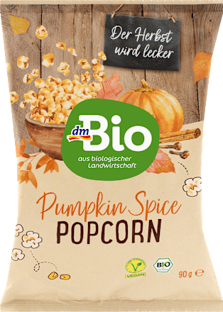 dmBio Popcorn Pumpkin Spice, 90 g